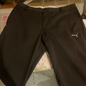 Puma Black Golf Nylon Mens Pants, size w34, L32, preowned, great condition